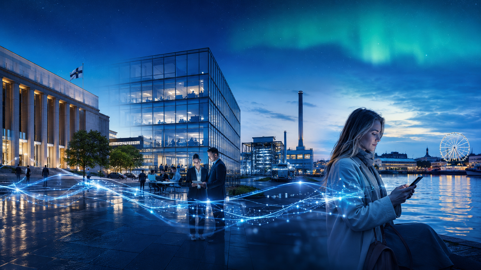 Connected Finnish ecosystem linking public services, enterprises and intelligent consumer technology